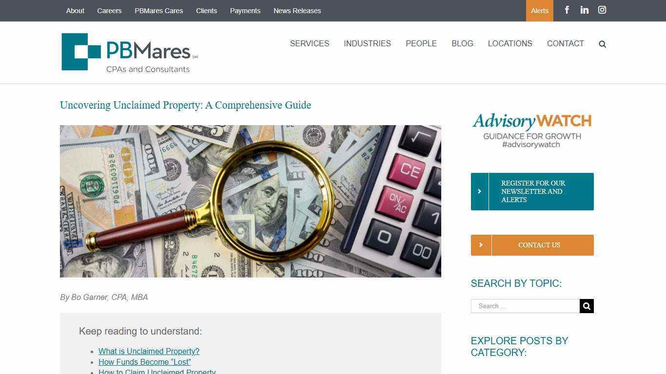 Uncovering Unclaimed Property: A Comprehensive Guide | Not-for-Profit